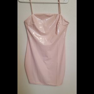 Latex womens dress